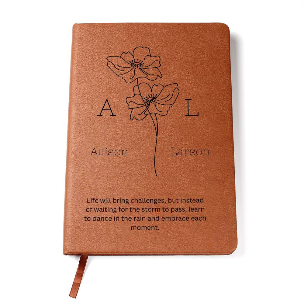 Personalized Leather Journal – Customized Leather Notebook with Name, Perfect Gift for Graduations, Birthdays, and Special Occasions