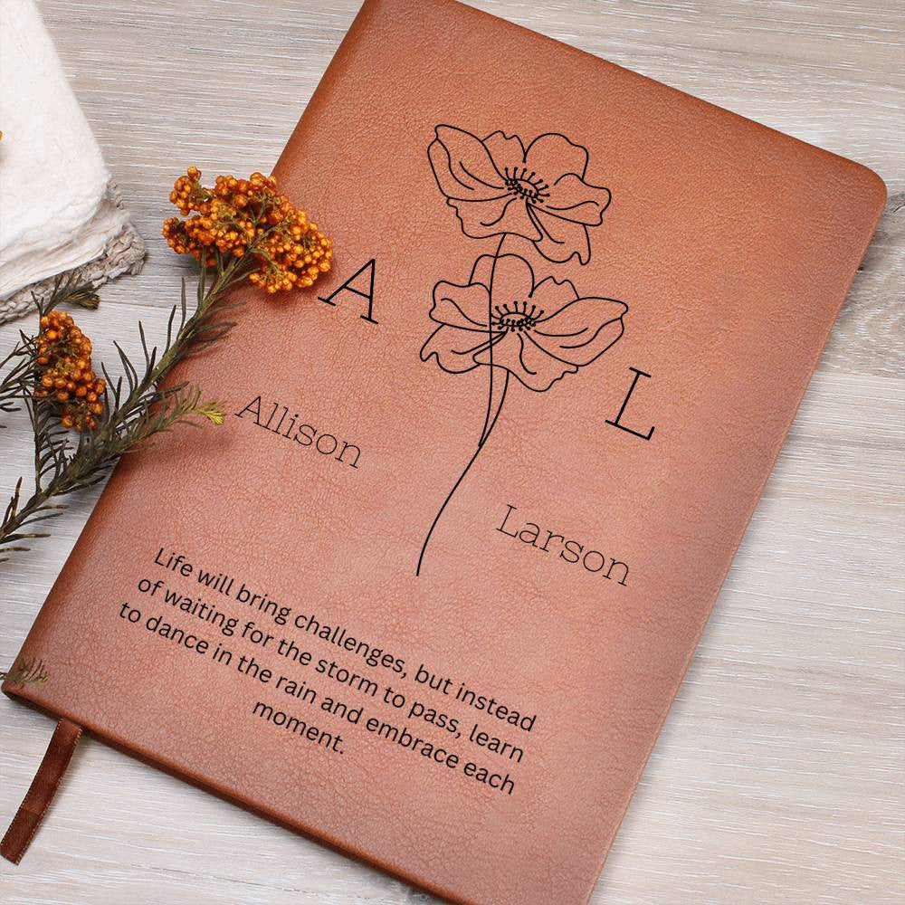 Personalized Leather Journal – Customized Leather Notebook with Name, Perfect Gift for Graduations, Birthdays, and Special Occasions
