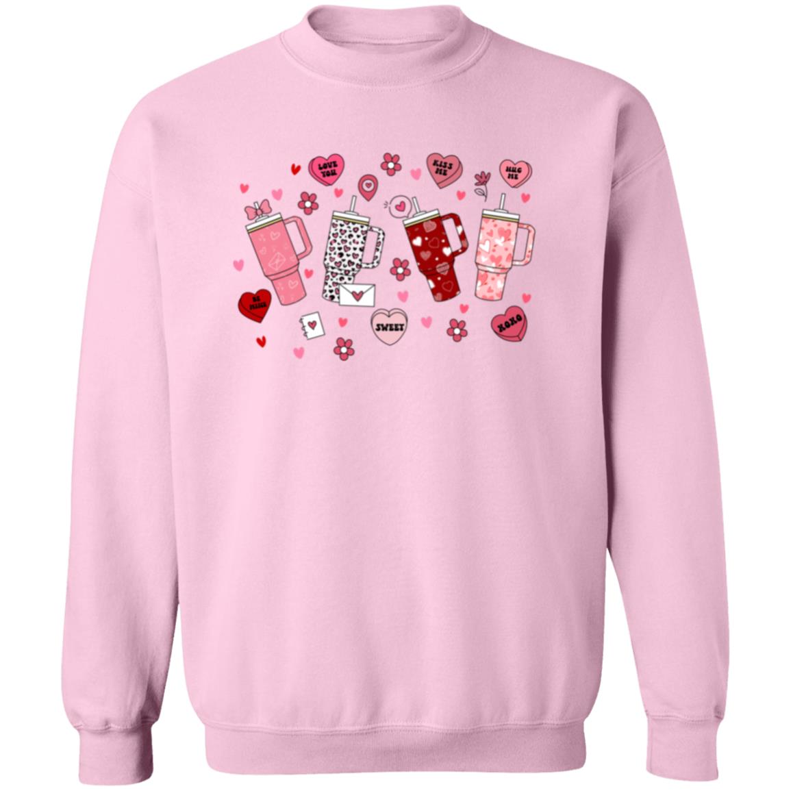 Retro Obsessive Cup Valentine's Day Sweatshirt, Valentines Candy Heart Shirt, Love Cup Valentine Gift, Happy Valentines Day, Valentine Sweater
