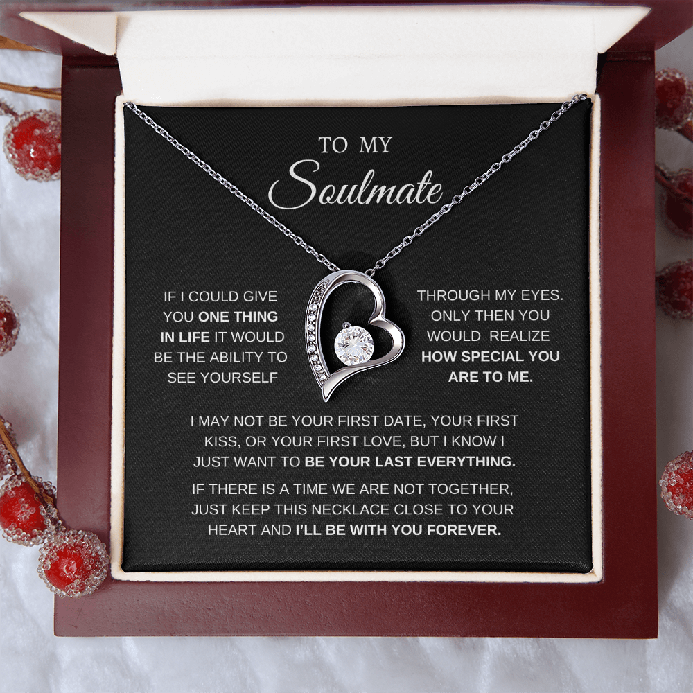 TO MY SOULMATE | I'll BE WITH YOU FOREVER | LOVE KNOT NECKLACE