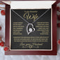 To My Beautiful Wife | Forever Love Necklace | BG