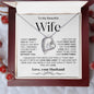 To My Beautiful Wife | Forever Love Necklace WB1