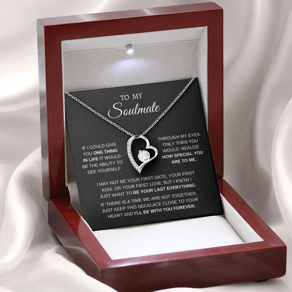 TO MY SOULMATE | I'll BE WITH YOU FOREVER | LOVE KNOT NECKLACE