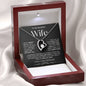 To My Beautiful Wife | Forever Love Necklace BW1