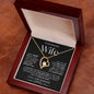 To My Beautiful Wife | Forever Love Necklace BW1