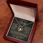 To My Beautiful Wife | Forever Love Necklace | BG