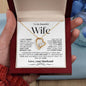 To My Beautiful Wife | Forever Love Necklace WB1
