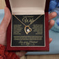 To My Beautiful Wife | Forever Love Necklace | BG
