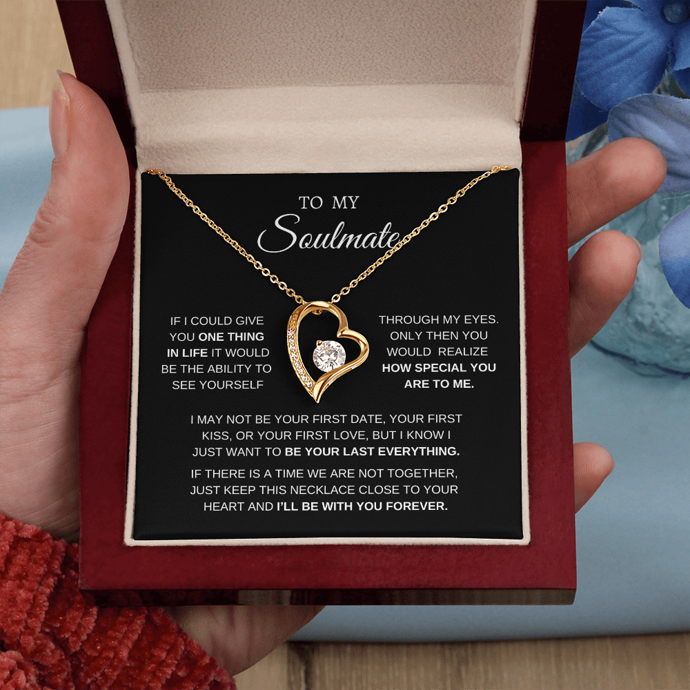 TO MY SOULMATE | I'll BE WITH YOU FOREVER | LOVE KNOT NECKLACE
