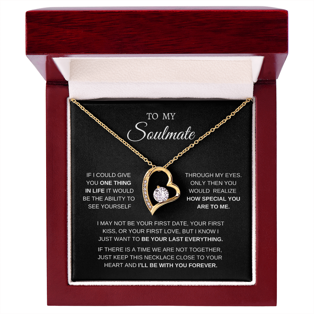 TO MY SOULMATE | I'll BE WITH YOU FOREVER | LOVE KNOT NECKLACE