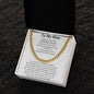 To My Man Promise Chain I Love You