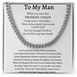 To My Man Promise Chain I Love You