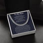 To My Man | Promise Necklace