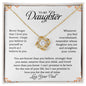 To My Daughter | Love Knot Necklace