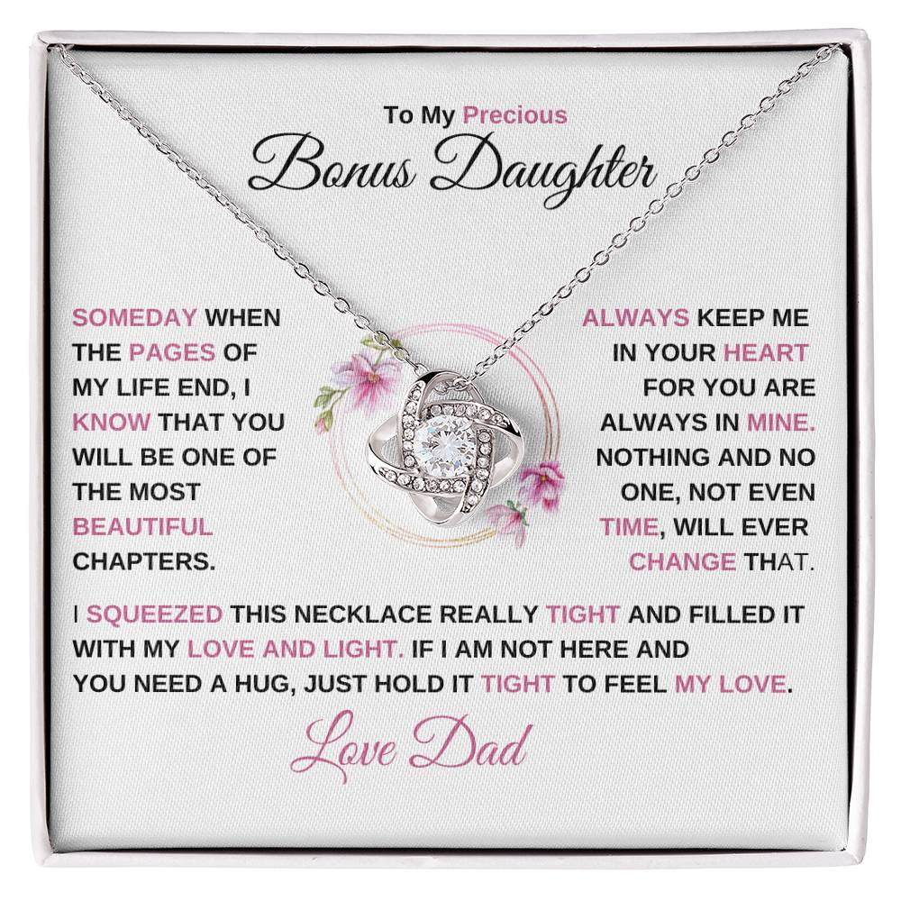 To My Precious Bonus Daughter | Love Dad