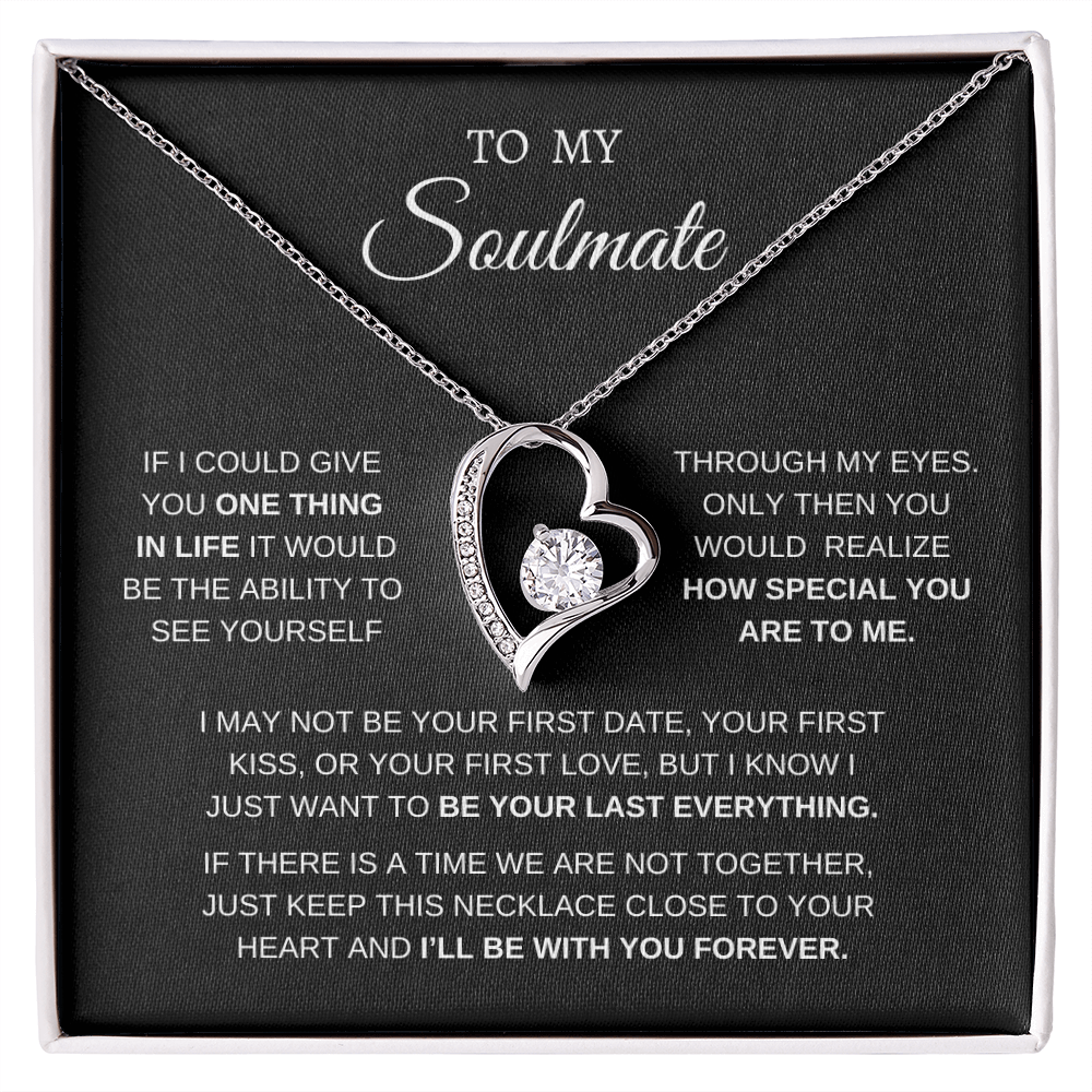 TO MY SOULMATE | I'll BE WITH YOU FOREVER | LOVE KNOT NECKLACE
