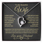 To My Beautiful Wife | Forever Love Necklace | BG