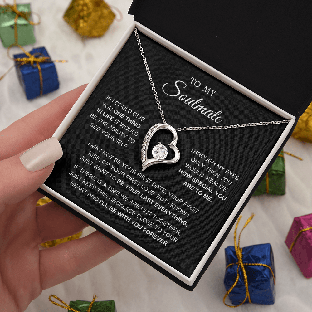 TO MY SOULMATE | I'll BE WITH YOU FOREVER | LOVE KNOT NECKLACE