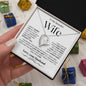 To My Beautiful Wife | Forever Love Necklace WB1