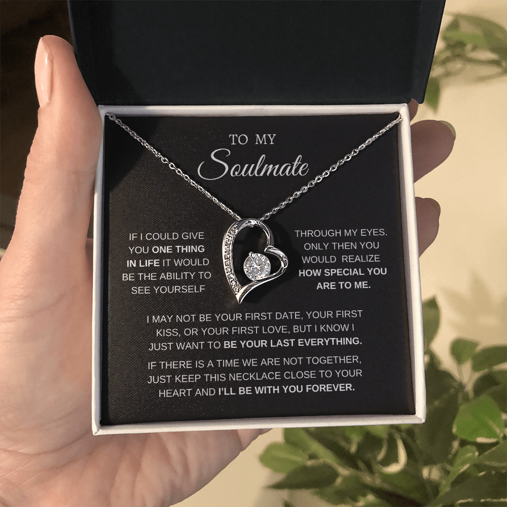 TO MY SOULMATE | I'll BE WITH YOU FOREVER | LOVE KNOT NECKLACE