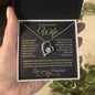 To My Beautiful Wife | Forever Love Necklace | BG