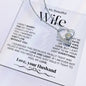 To My Beautiful Wife | Forever Love Necklace WB1