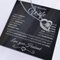 To My Beautiful Wife | Forever Love Necklace BW
