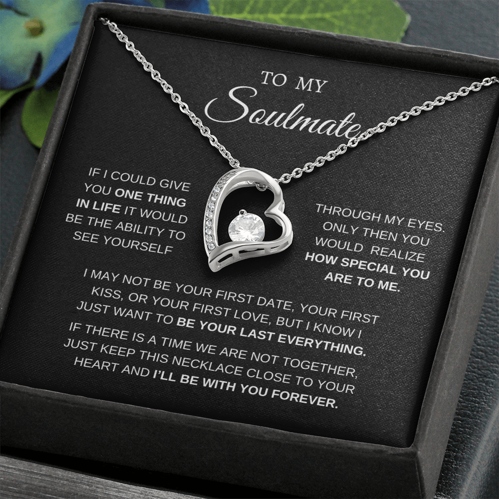TO MY SOULMATE | I'll BE WITH YOU FOREVER | LOVE KNOT NECKLACE