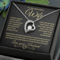 To My Beautiful Wife | Forever Love Necklace | BG