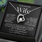 To My Beautiful Wife | Forever Love Necklace BW1