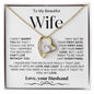 To My Beautiful Wife | Forever Love Necklace WB1