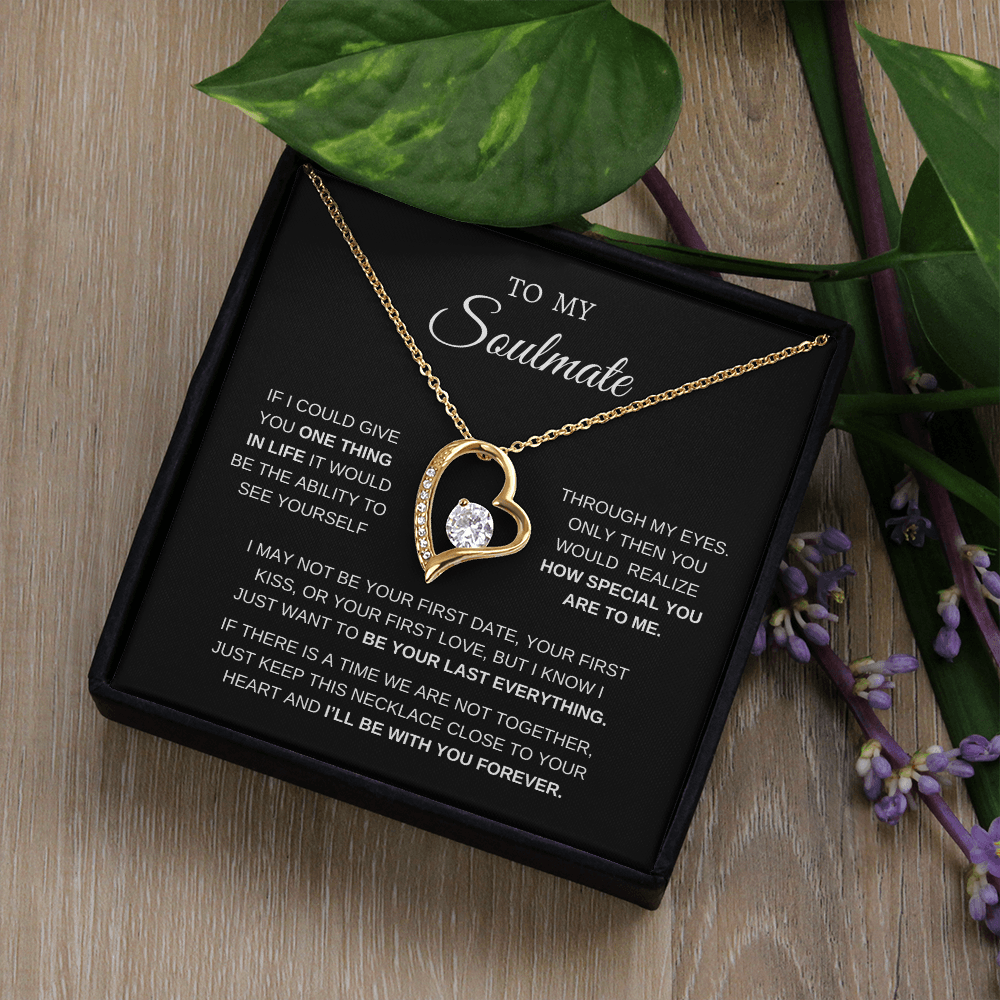 TO MY SOULMATE | I'll BE WITH YOU FOREVER | LOVE KNOT NECKLACE