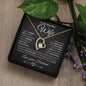 To My Beautiful Wife | Forever Love Necklace BW