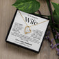 To My Beautiful Wife | Forever Love Necklace WB1