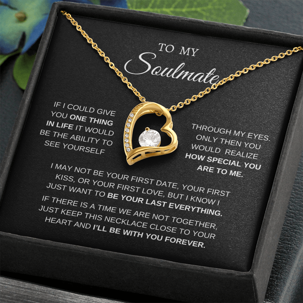 TO MY SOULMATE | I'll BE WITH YOU FOREVER | LOVE KNOT NECKLACE