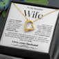 To My Beautiful Wife | Forever Love Necklace WB1