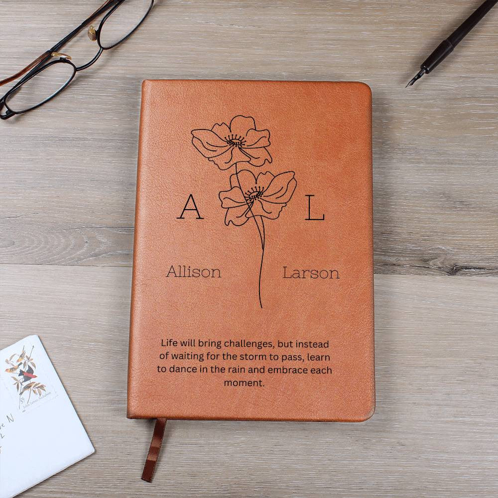 Personalized Leather Journal – Customized Leather Notebook with Name, Perfect Gift for Graduations, Birthdays, and Special Occasions