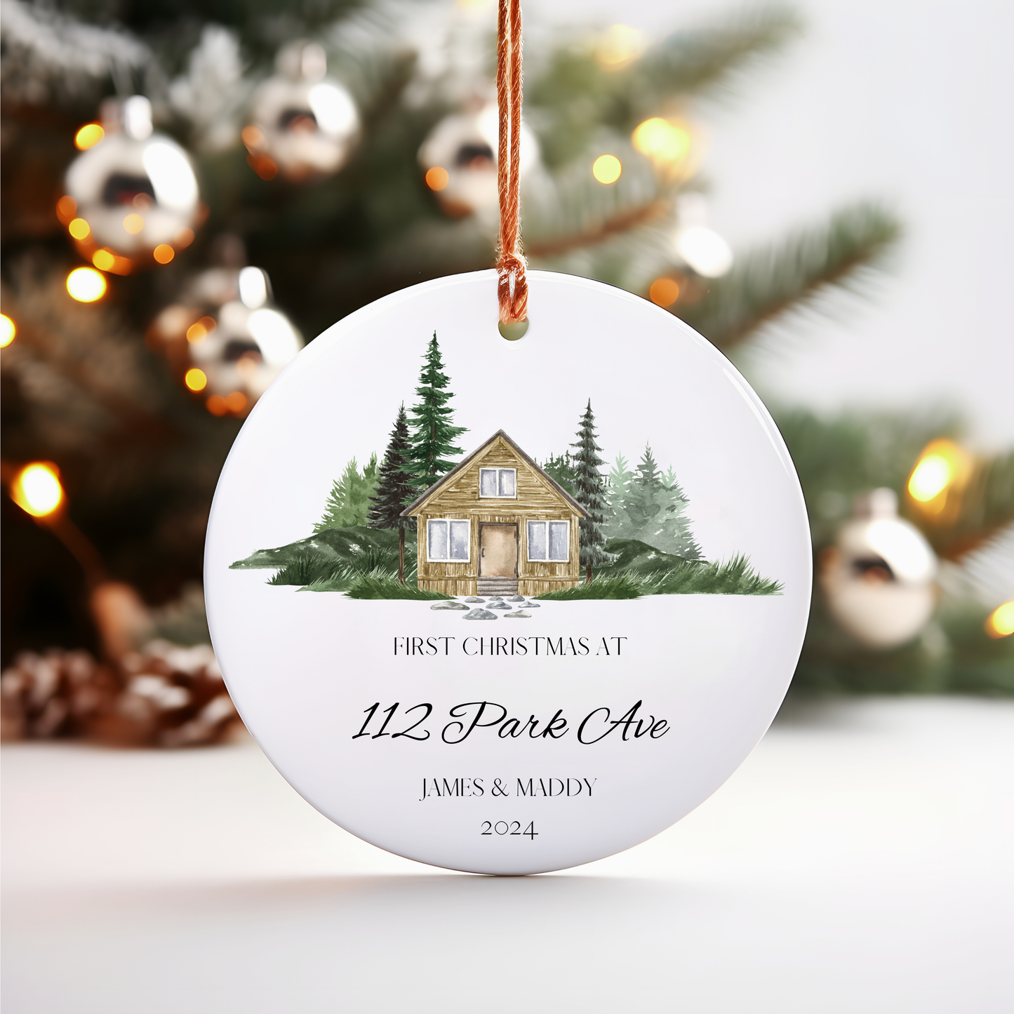 First Christmas Circle Ornament