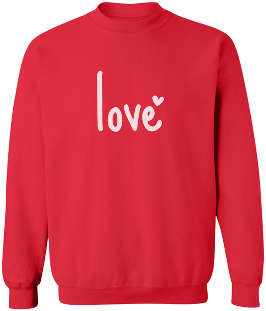Love Sweatshirt, Heart Sweater, Valentines Day Sweatshirt, Women's Sweatshirt, Couple Sweatshirt, Gift For Her, Love sweater