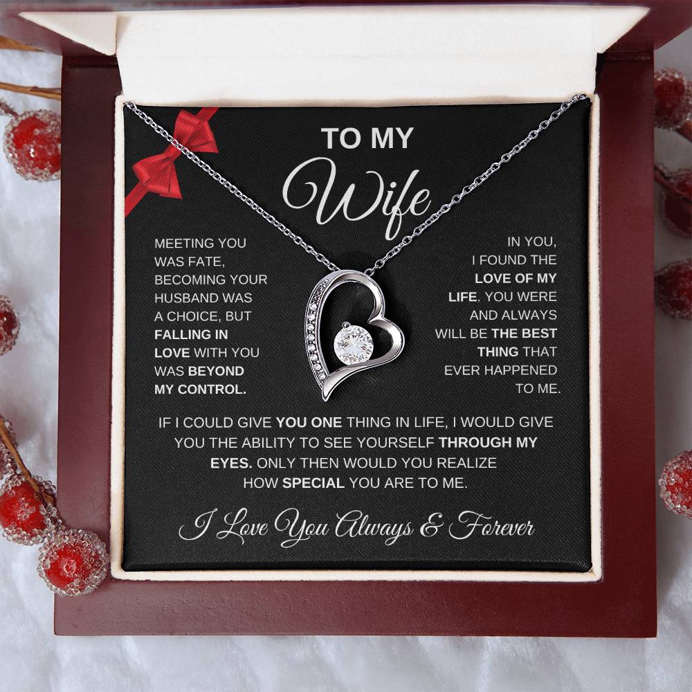 To my Wife with Ribbon