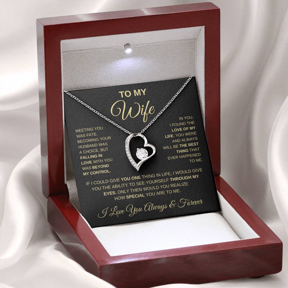 To My Wife | Gold Letters