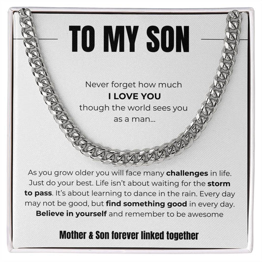 To My Son | Mother & Son forever linked together