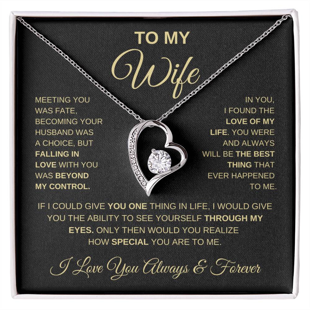 To My Wife | Gold Letters