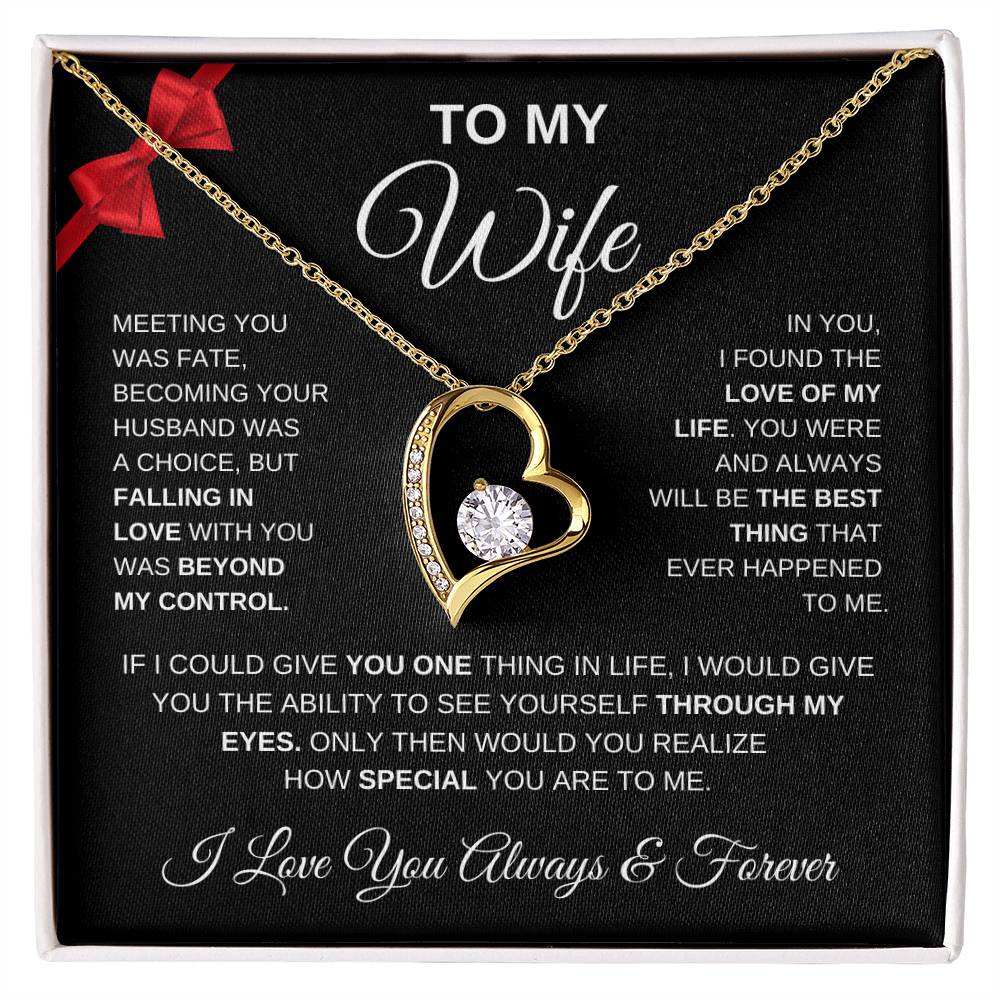 To my Wife with Ribbon